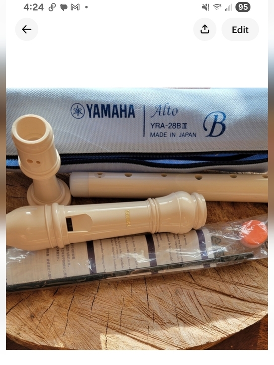 Yamaha Other - Yamaha Alto Recorder with Branded Case